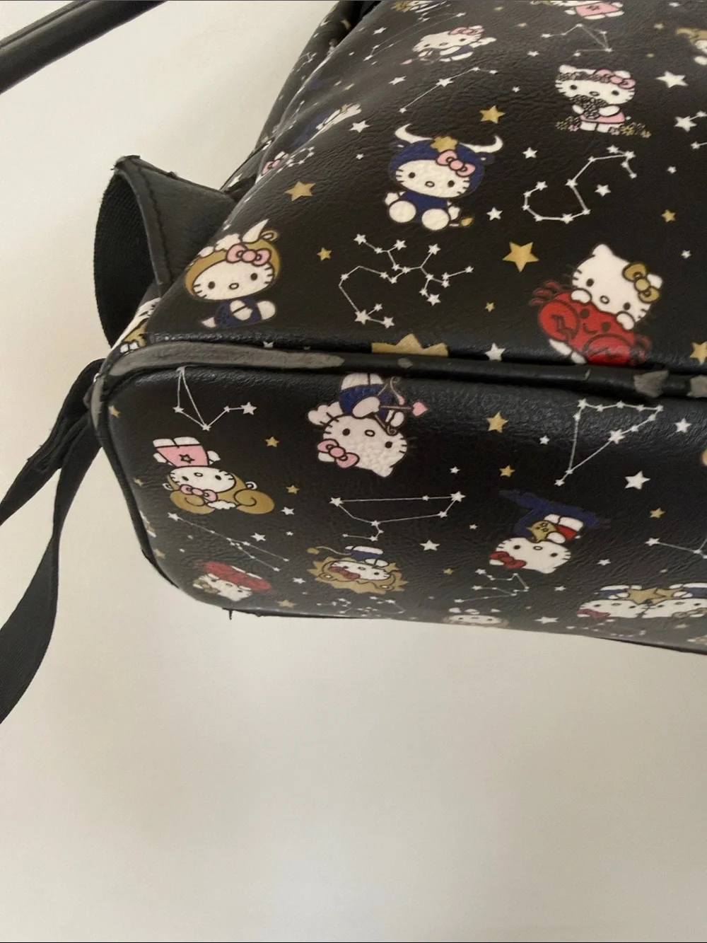 Loungefly Black Hello Kitty Celestial zodiac Mini Backpack